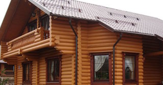 Строительство дома из оцилиндрованного бревна в Обнинске - от 135785 рублей